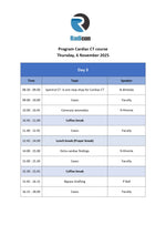4th Hands-on Advanced Cardiovascular CT Angiogram Course towards Level 2 Cardiac CT, 04 - 08 November 2025