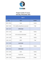 4th Hands-on Advanced Cardiovascular CT Angiogram Course towards Level 2 Cardiac CT, 04 - 08 November 2025