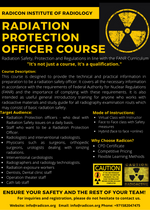 Radiation Protection Officer Course (Advanced) 14-15 October 2023 (Online + Face to Face)