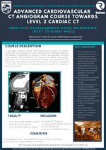 Hands-on Advanced Cardiovascular CT Angiogram Course towards Level 2 Cardiac CT, 25th - 29th October 2023